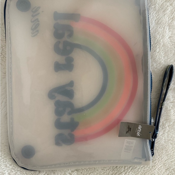 Aerie Clear Bag with Rainbow Design - Picture 3 of 3